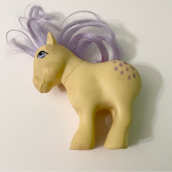Vintage 1982 Hasbro My Little Pony G1 Lemon Drop MLP Doll Horse Figure - Picture 15 of 16